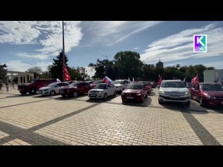 Видео автопробега “Дорогами Славы“, посвященного празднованию Дня города Керчи и 50-ой годовщине присвоения почетного звания “Го