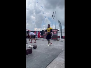 Дмитрий Скосырский шаровая гантель 130 кг на 3.рекорд России