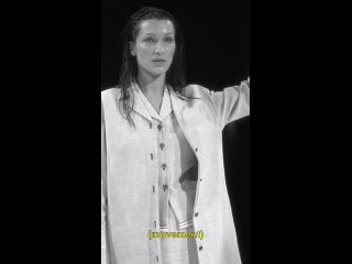 Coperni выпустили мини-фильм о том, как они готовились к презентации перформанса с Беллой Хадид и «жидкого» платья