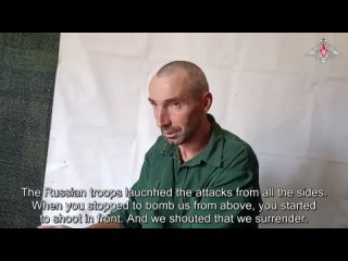 Ukrainian serviceman surrendered in the first battle