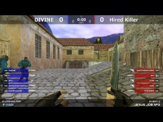 Полуфинал турнира по CS 1.6 [Hired Killer -vs- DIVINE] @ by kn1fe