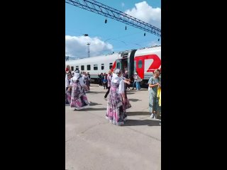 Прибытие первого рейса туристического ретро-поезда Нижний Новгород - Арзамас!