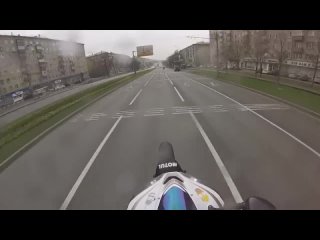 [Devil Rider] Неожиданно. Мотобат Cops Moscow ДПС погоня, Москва.