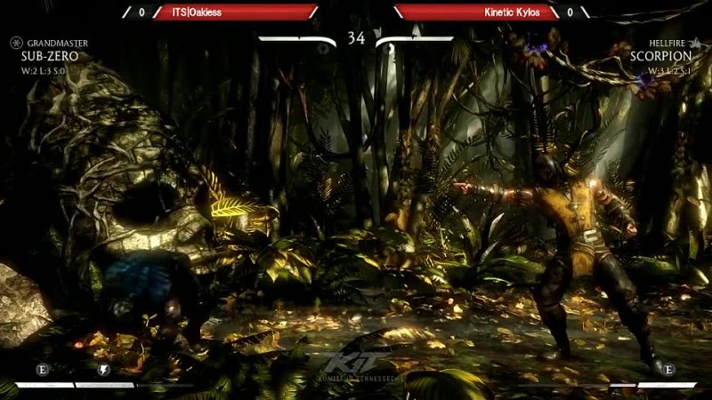 Team Spooky KIT 2018 Mortal Kombat X Oakless ( Sub Zero) vs Kinetic Kyles ( Scorpion) 1080p,