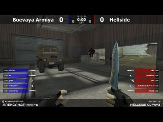 Финал нижней сетки турнира по CS 1.6 от проекта Hellside Hellside -vs- BA @ by kn1fe