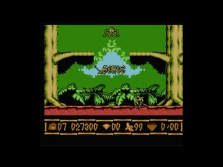 Dendy (Famicom,Nintendo,Nes) 8-bit Jungle Book Level 1 Прохождение