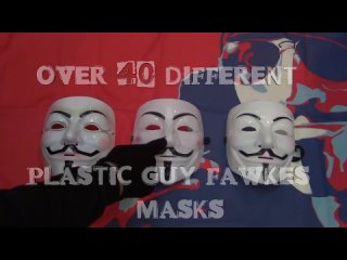 [BackinBlack] Thin Plastic Guy Fawkes Anonymous Masks Review: 3 Versions & Over 40 Color Variations