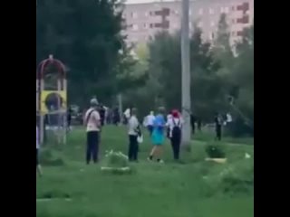 В Екатеринбурге мигранты из Таджикистана устроили массовую драку на детской площадке, полиция решила отстраниться