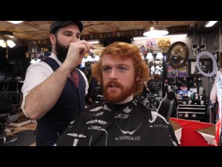 Beardbrand - Curly Redhead Gets Big Hair Transformation + Nose Waxing