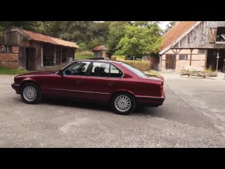 BMW E34 525iX Calypso Red 76 000 kilometers Olden