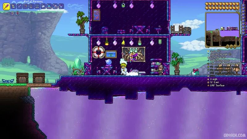 Udisen Games Terraria how to get JUNGLE TEMPLE FAST ( NEW SEED for