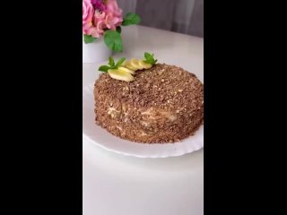 БАНАНОВЫЙ ТОРТИК - ПРОСТО И... (видео)