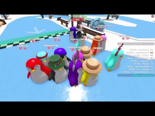 [КОШКА ЛАНА] КТО ИЗ НАС ЛУЧШИЙ ПИНГВИН? Roblox Penguin Tycoon