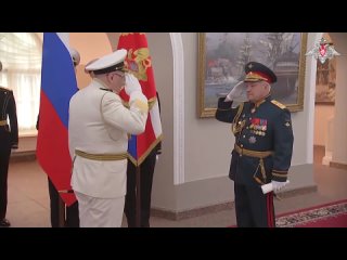 🇷🇺 Secrétaire d’État - Vice-ministre de la Défense de Russie Nikolai Pankov a ouvert un bas-relief dédié à la victoire de la flo