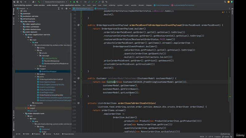 004 Updating Order Service to use local database table with CQRS pattern