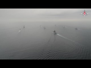 Корабли ВМФ России и ВМС Китая отработали поиск и уничтожение подлодки условного противника