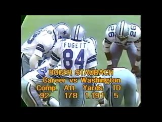 12 13 1975 Washington Redskins at Dallas Cowboys partial game