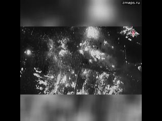 Эпичное видео от Минобороны: уничтожение объединенного склада вооружения и боеприпасов ВСУ в районе