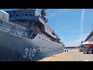 🇻🇪🇷🇺 El buque escuela ruso Перекоп (Perekop) está en Venezuela. Nos visitó desde el lunes para participar en el desfile marítimo