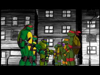 Черепашки навсегда - Turtles Forever, мультфильм, 2009