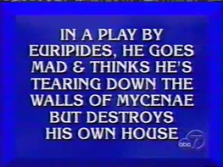 Jeopardy July 10 2007