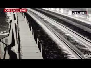СБУ передала CNN видеозапись атаки на Крымский мост в июле