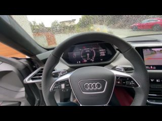 2022 Audi RS e-tron GT POV Canyon + Rain Drive (3D Audio)(ASMR)