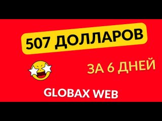 507 долларов за 6 дней в Globax Web