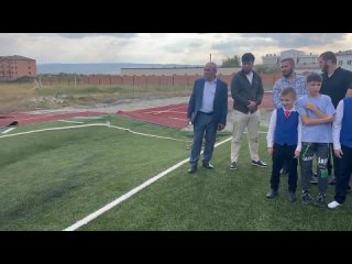 Обращение Джамалдина Урусханова по некачественному строительству мини-футбольной площадки в г. Сунже