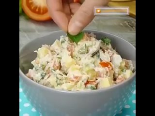 Очень сытный салат