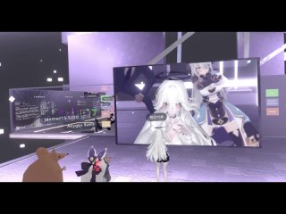 Walking at VRChat: iY MMD World