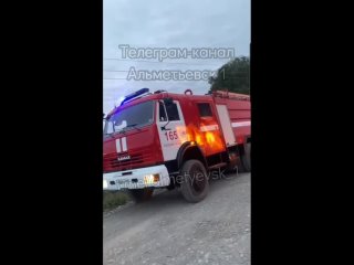 Пожар в Русском Акташе.