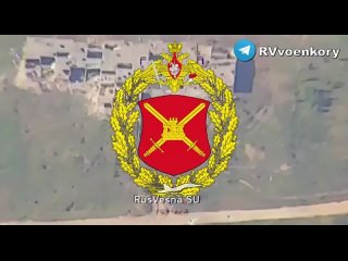 ‼️🇷🇺Уничтожение боевиков ВСУ артиллерийским полком 150 мсд на фронте у Донецка