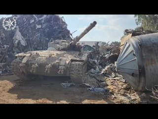 В Израиле кто-то украл танк с учебной базы и отвез его на приемку металла. Получилось ли его сдать неизвестно, но полиция завела