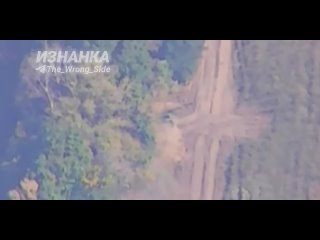 Кадры контрбатарейной борьбы. Уничтожение где-то на Донбассе двух польских 155-мм САУ Krab, пытавшихся укрыться в лесопосадках.