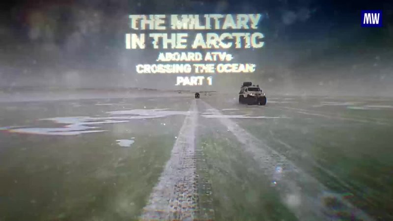 The military in the Arctic:ATVs put to the frozen test in blizzards & ice