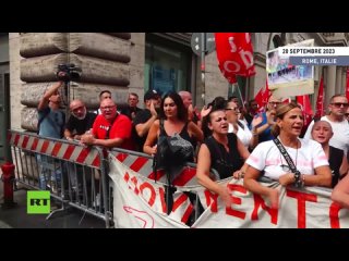 🇮🇹 Italie : affrontements à Rome après la suppression du « revenu citoyen » par le gouvernement