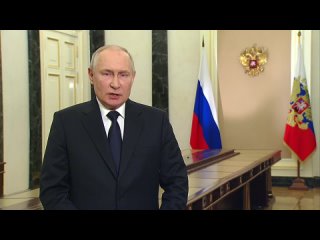Видеообращение по случаю Дня воссоединения ДНР, ЛНР Запорожской и Херсонской областей с Россией