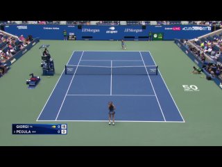 Теннис Камила Джорджи (Италия) - Джессика Пегула (США) US Open 2023