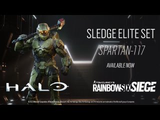 Rainbow Six Siege Elite Sledge Halo Crossover Trailer