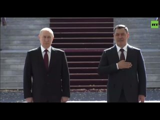 В Бишкеке начался официальный визит Путина в Киргизию