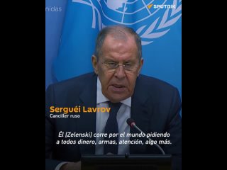 🇺🇦🇷🇺🇺🇳 Lavrov afirma que la fórmula de Zelenski es irrealizable