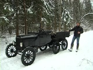 [Иван Зенкевич PRO автомобили] Тест-драйв Ford Model T “гусеничный“ + Бонус.