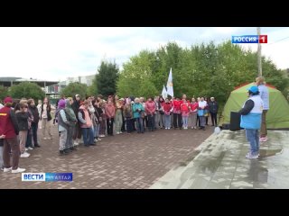 Акция «10 000 шагов к жизни» прошла в Горно-Алтайске