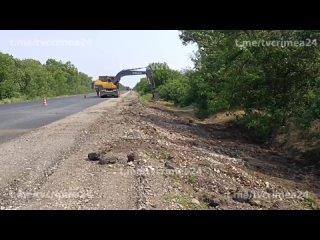 116-километровую трассу Джанкой - Мелитополь капитально ремонтируют