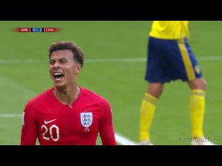 Деле Алли гол Швеции ЧМ-2018 1/4 финала, Dele Alli goal 2018 World Cup 1/4 finals