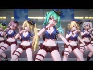 【MMD】BAAM(MOMOLAND) - TDA Velvet Police [cDJnbG5gZKA]