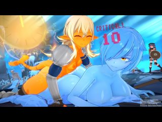 Slime x futa monster girl from fantasy rpg doing fuck quest r34 sex animation