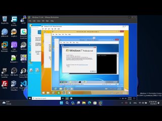 Windows 10 на Windows 11, в Windows 10 запустил Windows 8, и в ней запуск Windows 7!!!
