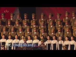 위대한 조국해방전쟁승리 70돐경축 대공연　Grand Performance Given to Celebrate 70th Anniversary of Great War Victory (720p)